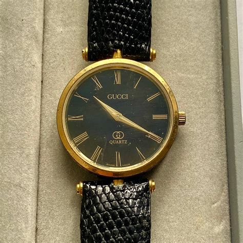 gucci gold mens watch 2000m brown strap|gucci watches for men price.